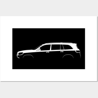 Mercedes-Benz GLS-Class AMG (X167) Silhouette Posters and Art